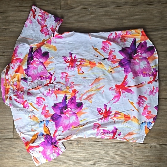 Selected Homme Henrik Slim Fit Floral Button Down Shirt - Picture 4 of 10